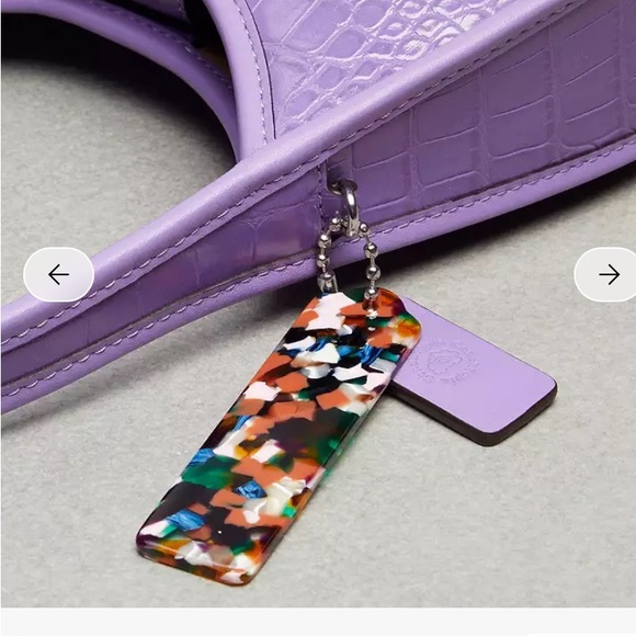 Coach Elegant Purple Shoulder Bag - Picture 4 of 13